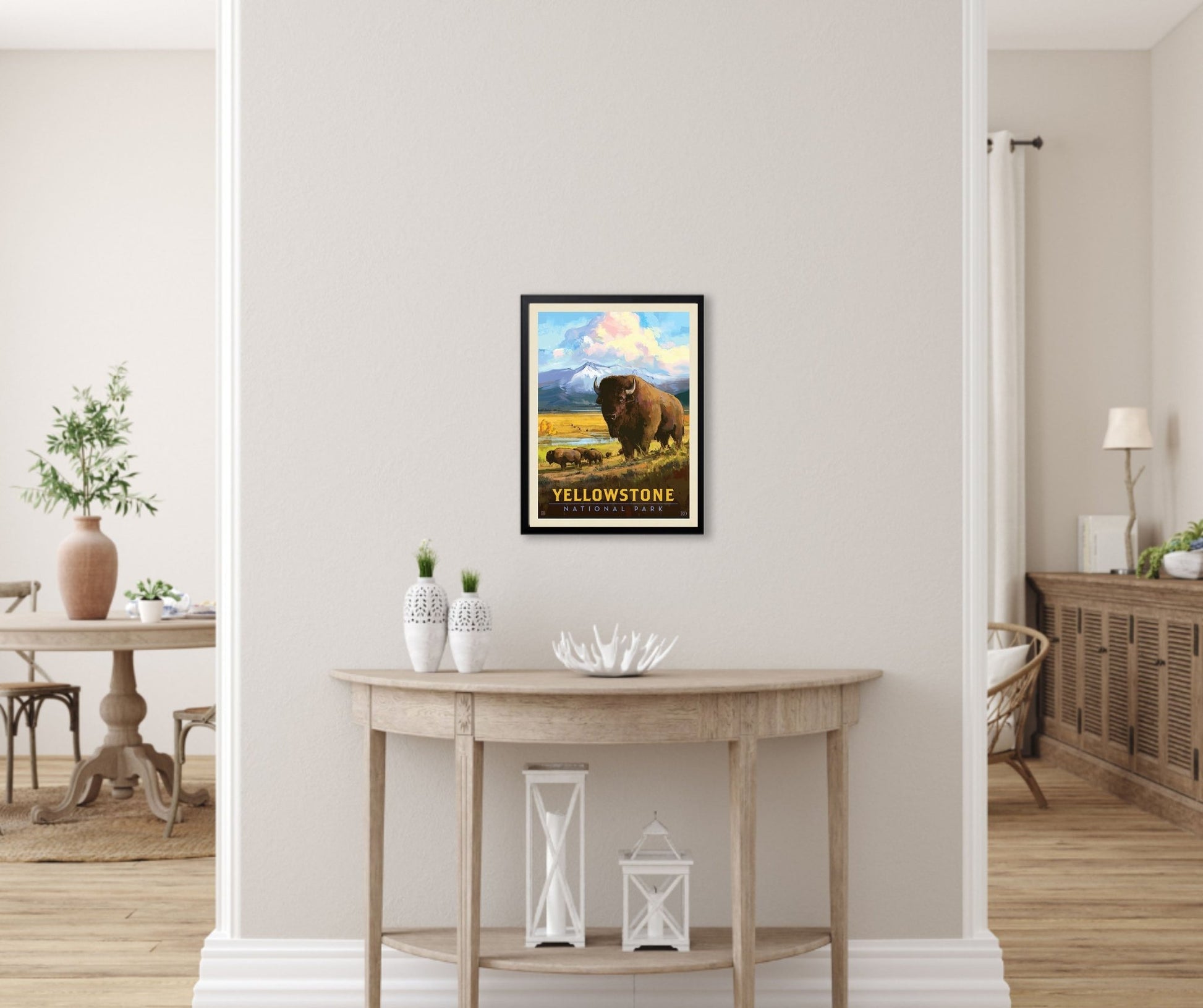 Yellowstone National Park: American Bison Art Print - Wander Together Outfitters