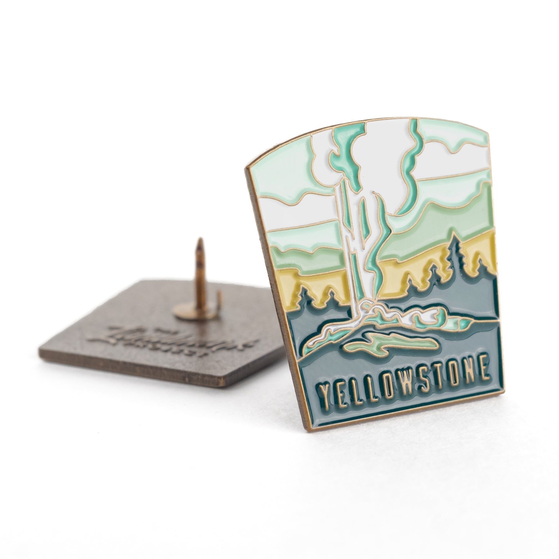 Yellowstone National Park Enamel Pin - Wander Together Outfitters