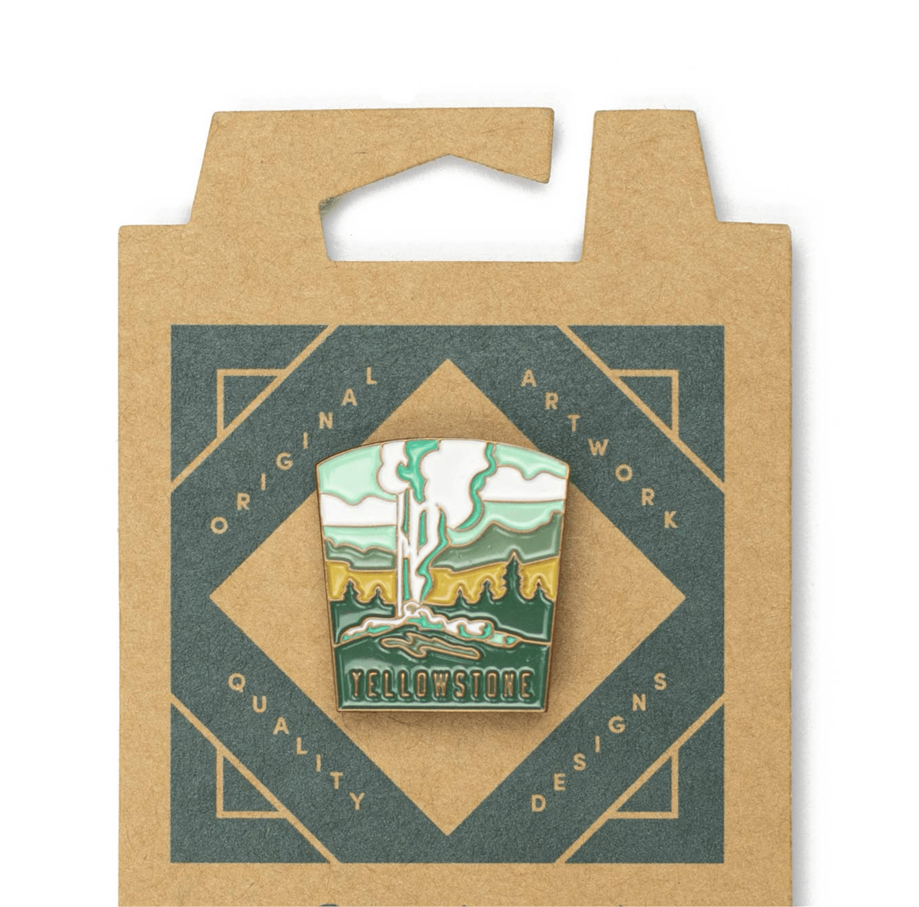 Yellowstone National Park Enamel Pin - Wander Together Outfitters