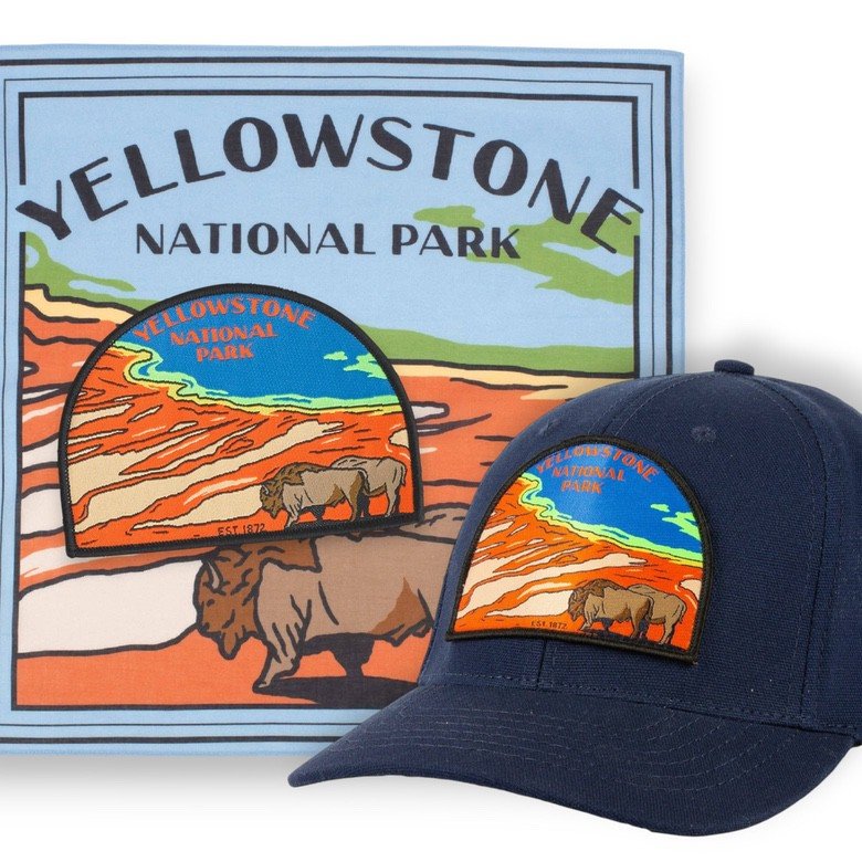 Yellowstone National Park Iron On Patch - Wander Together Outfitters