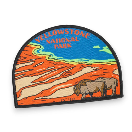 Yellowstone National Park Iron On Patch - Wander Together Outfitters