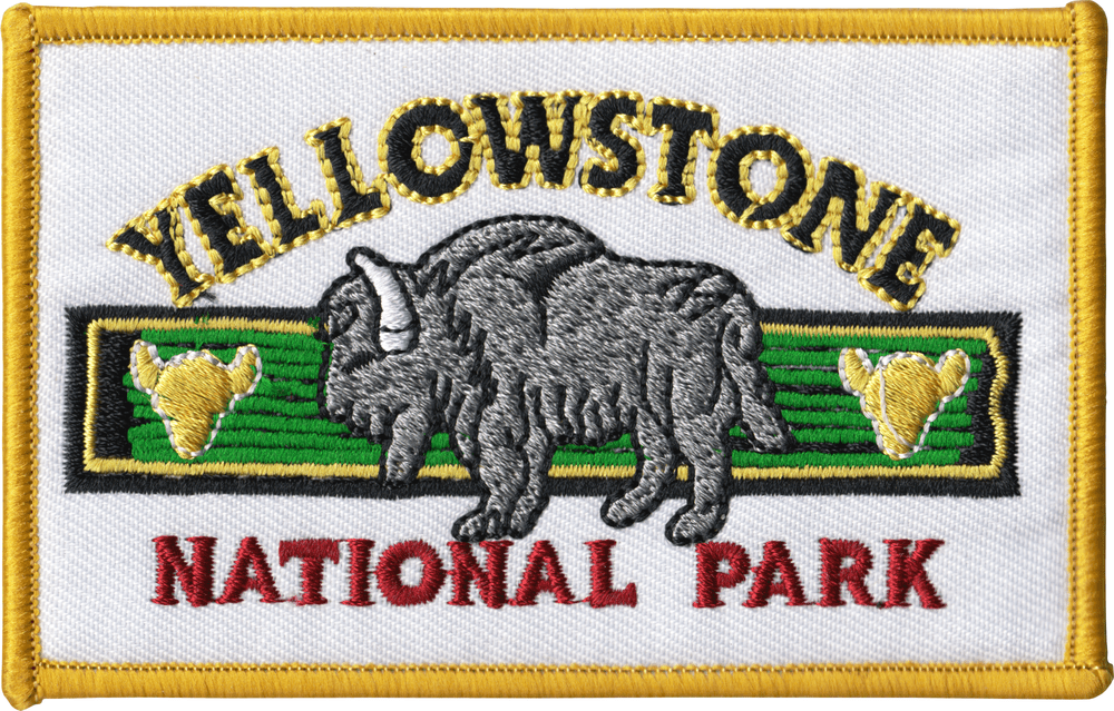 Yellowstone National Park Iron On Patches (Various) - Wander Together Outfitters