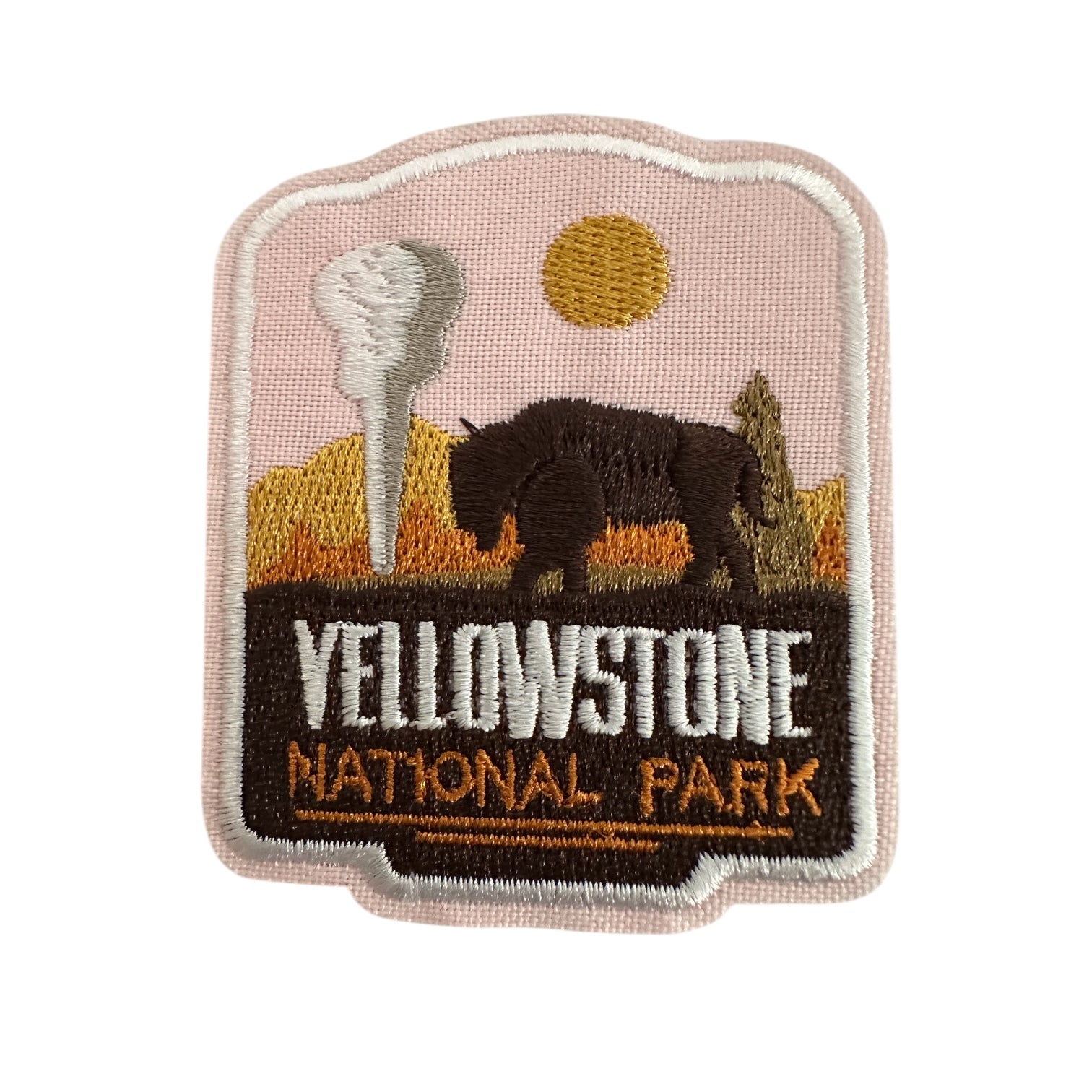 Yellowstone National Park Iron On Patches (Various) - Wander Together Outfitters