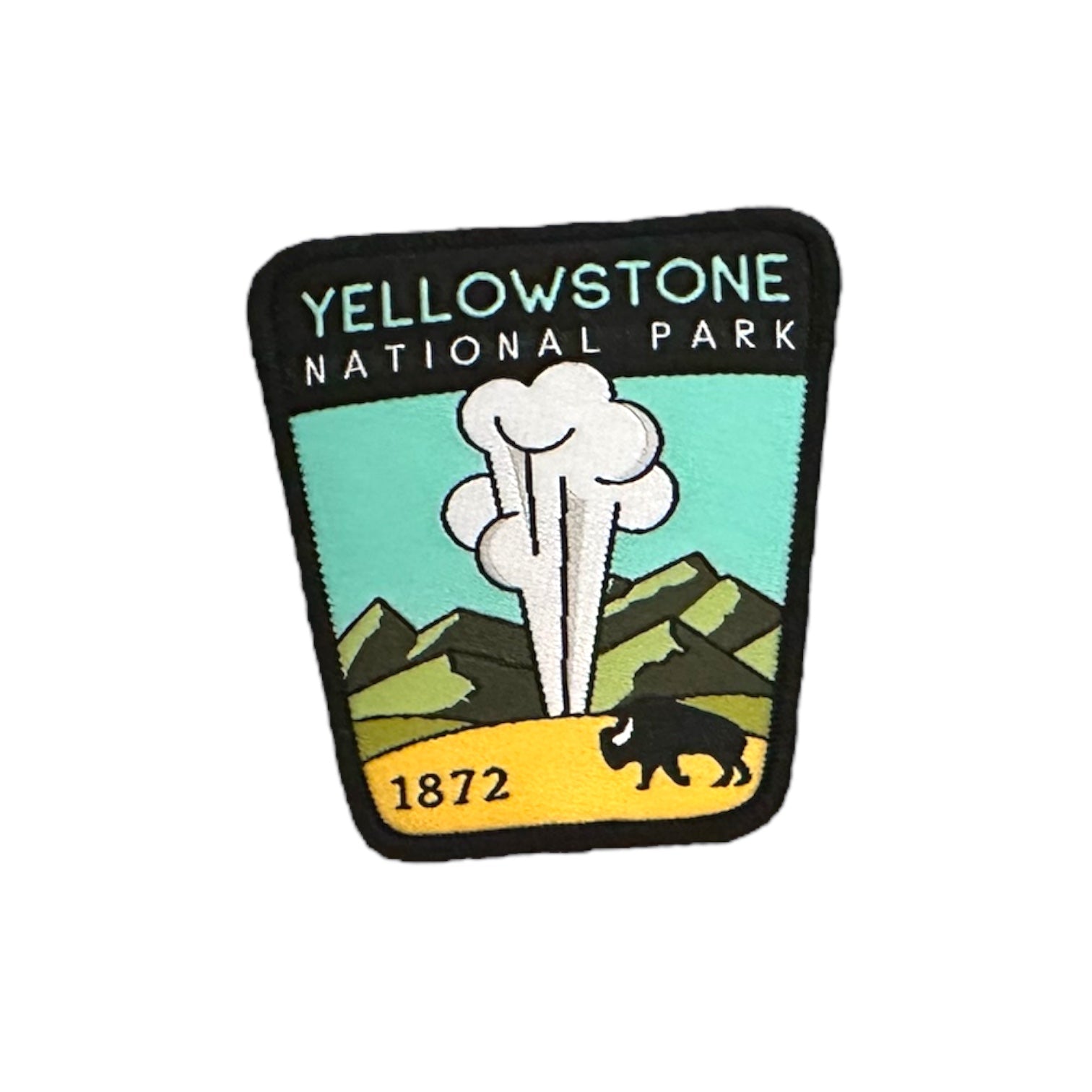 Yellowstone National Park Iron On Patches (Various) - Wander Together Outfitters