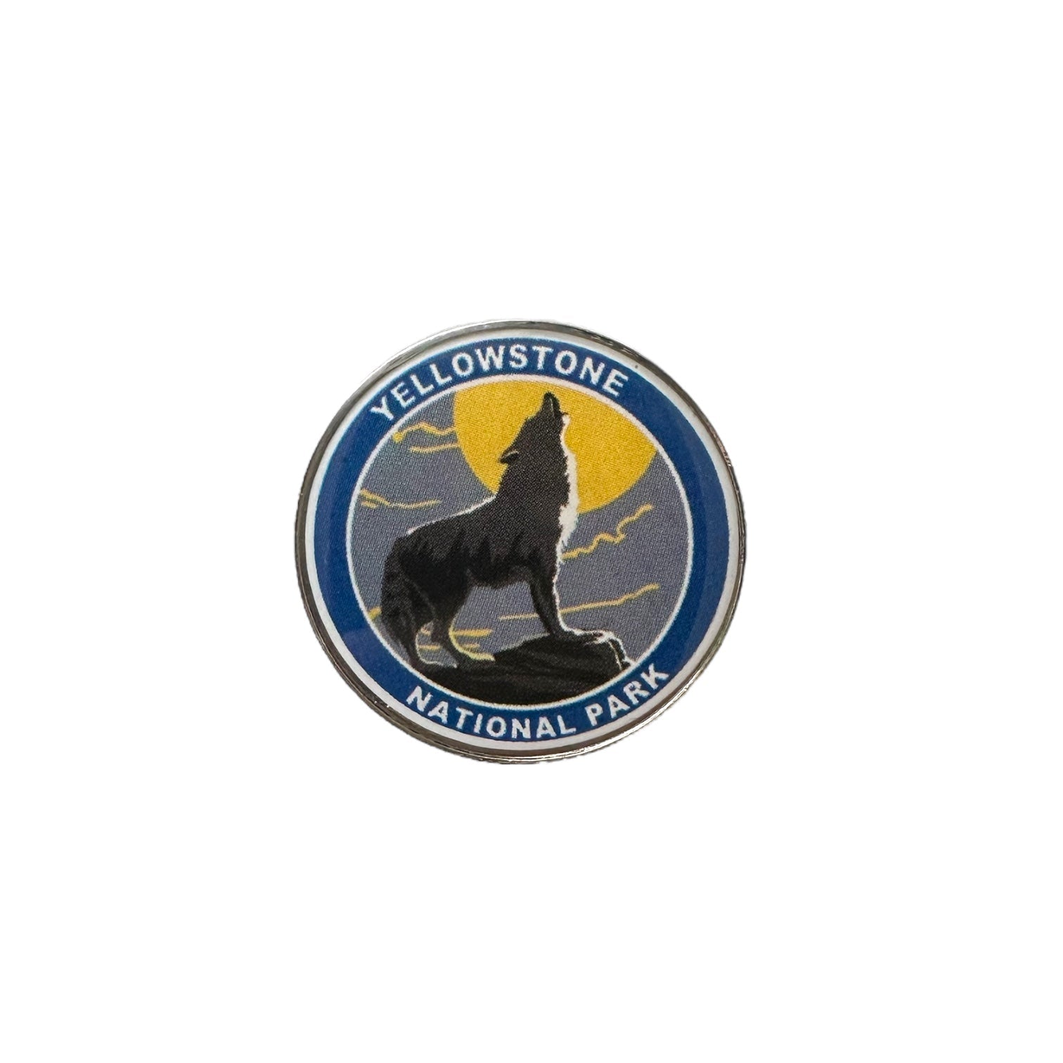 Yellowstone national Park Pins - Bison or Wolf Enamel Pins - Wander Together Outfitters