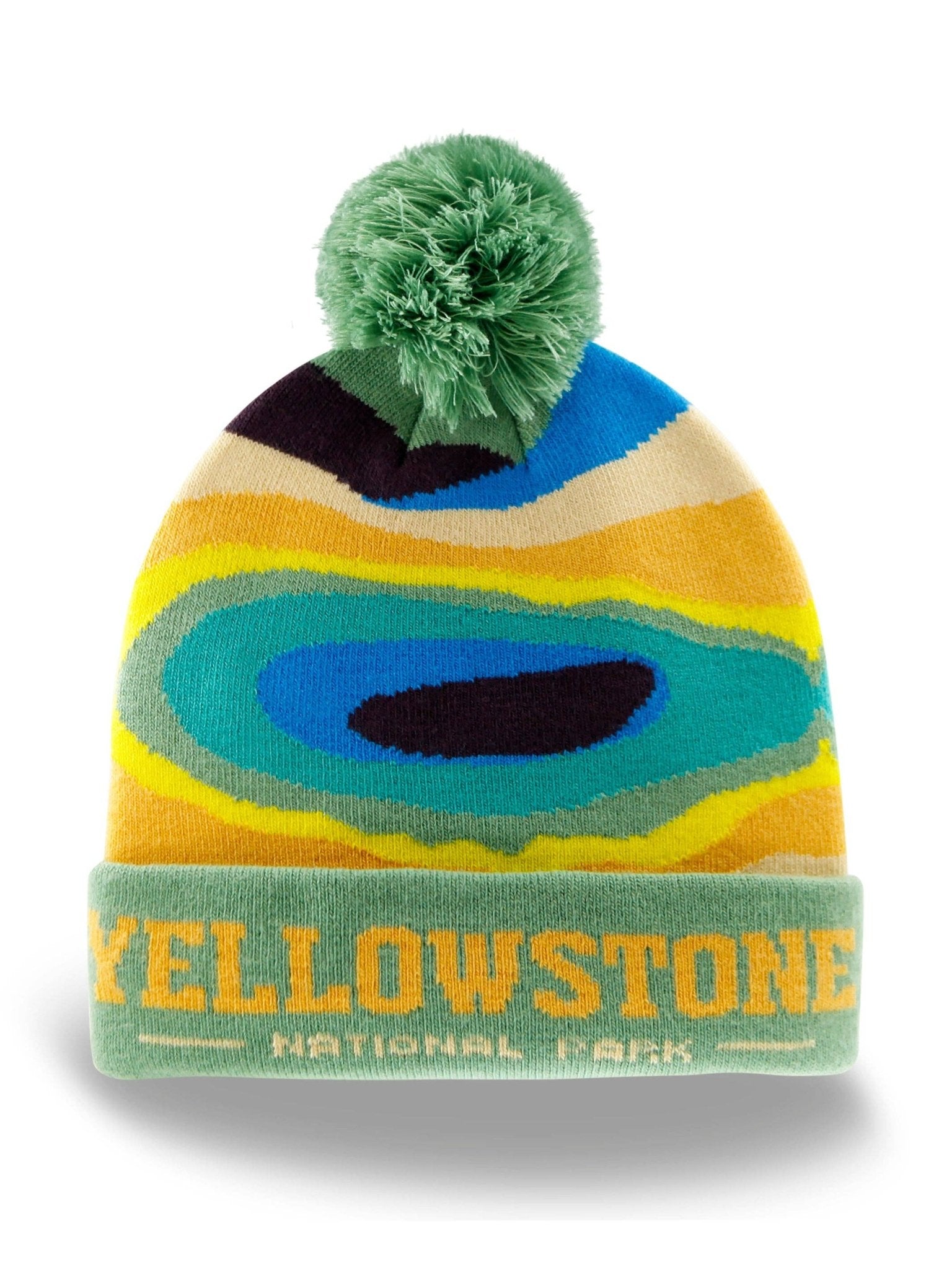 Yellowstone National Park Removable PomPom Beanie - Wander Together Outfitters