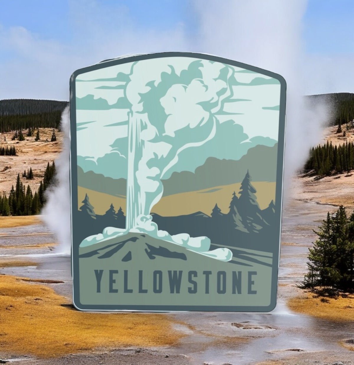 Yellowstone National Park Sticker (SALE) - Wander Together Outfitters