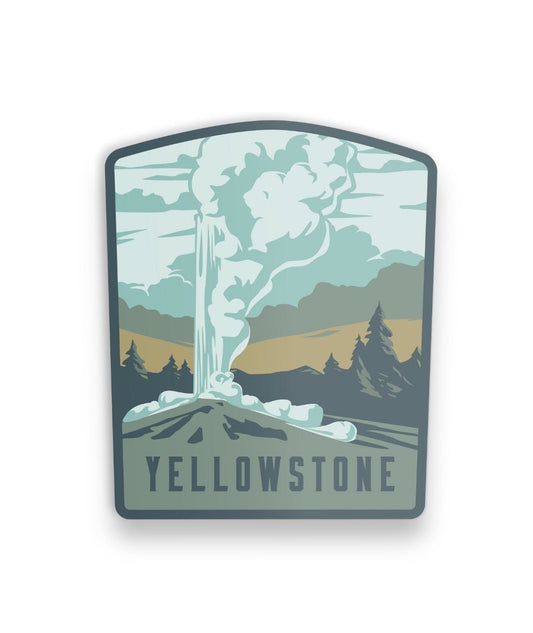 Yellowstone National Park Sticker (SALE) - Wander Together Outfitters