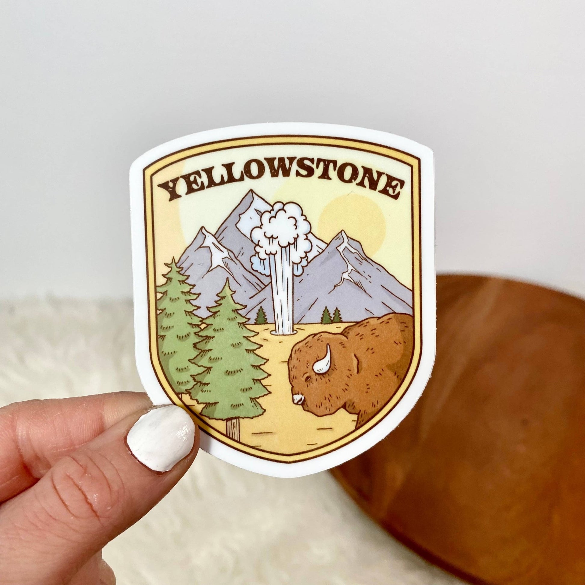 Yellowstone Nature Sticker - Wander Together Outfitters