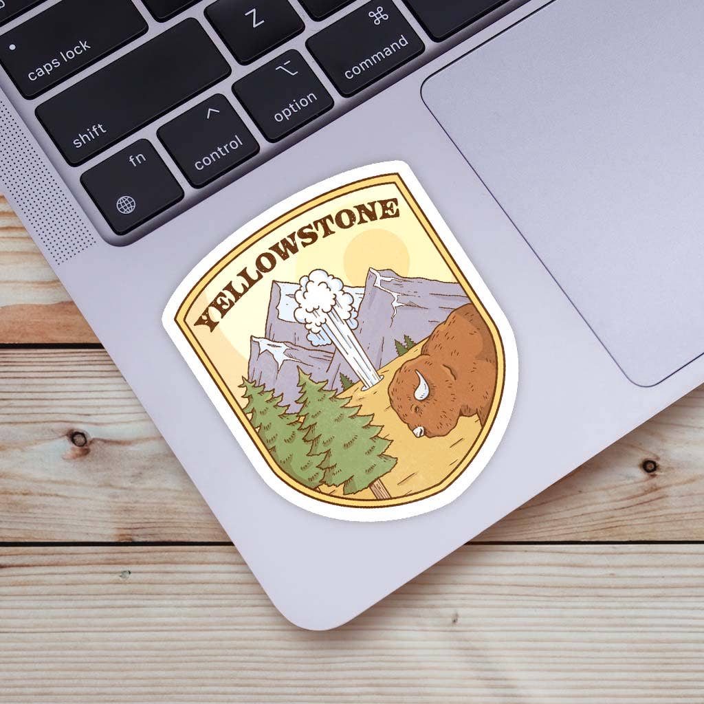 Yellowstone Nature Sticker - Wander Together Outfitters