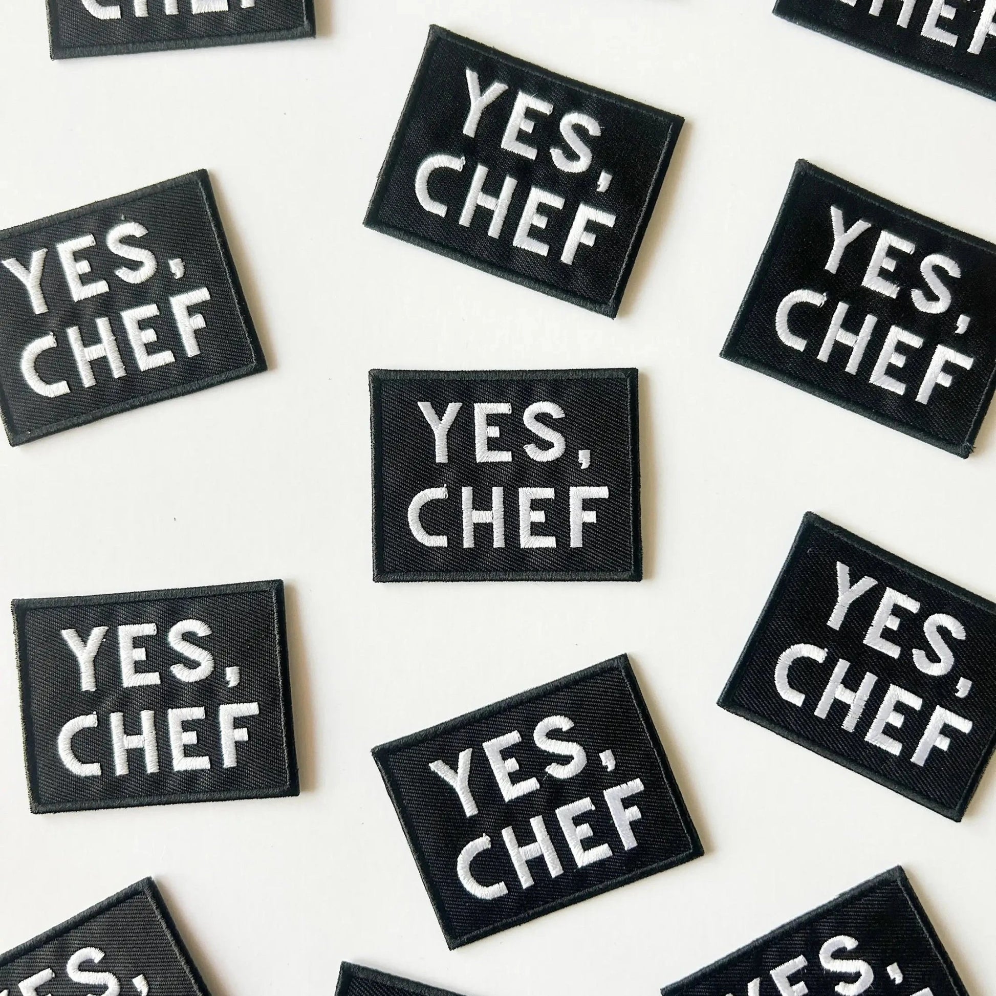 "Yes Chef" Black Iron - on Patch - Wander Together Outfitters