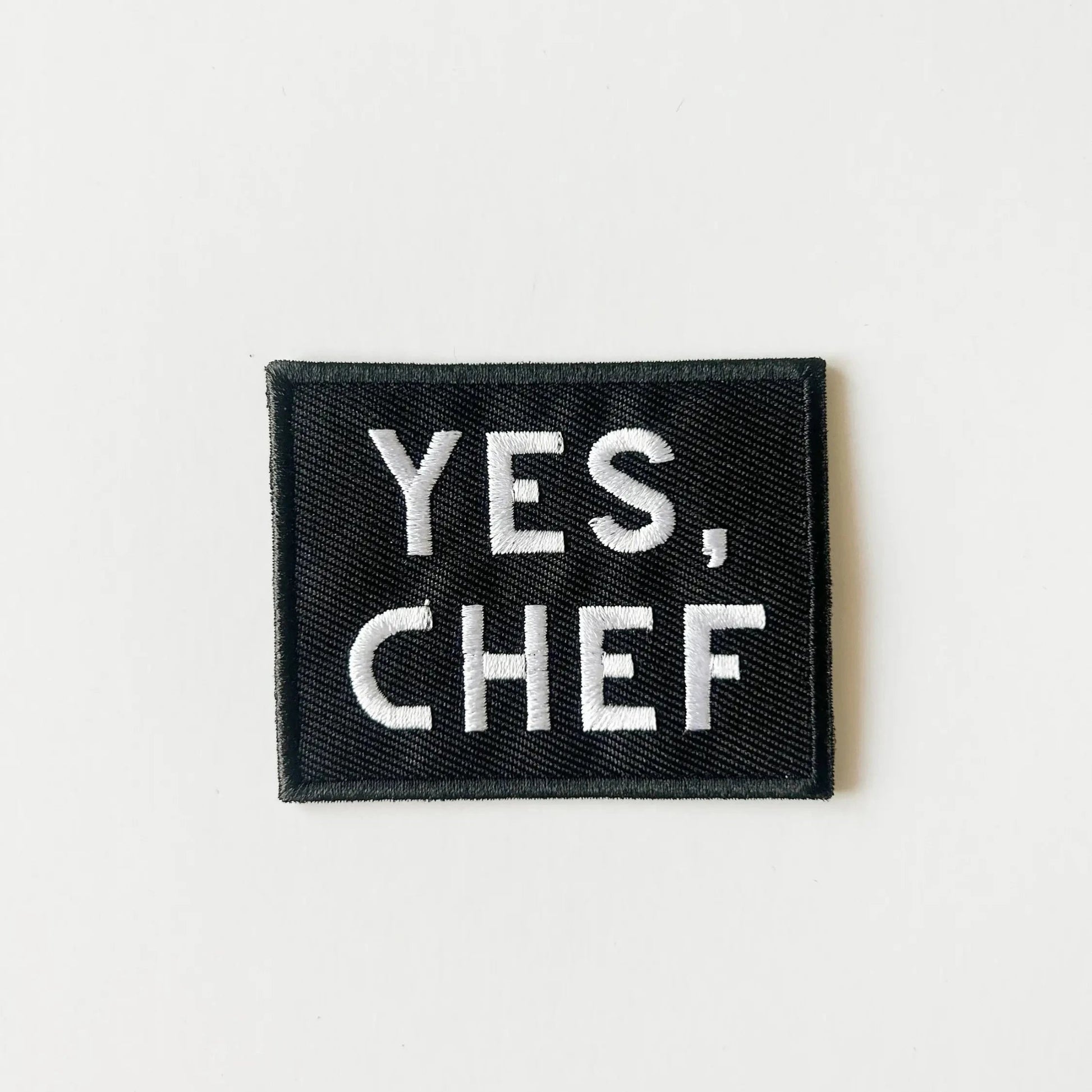 "Yes Chef" Black Iron - on Patch - Wander Together Outfitters