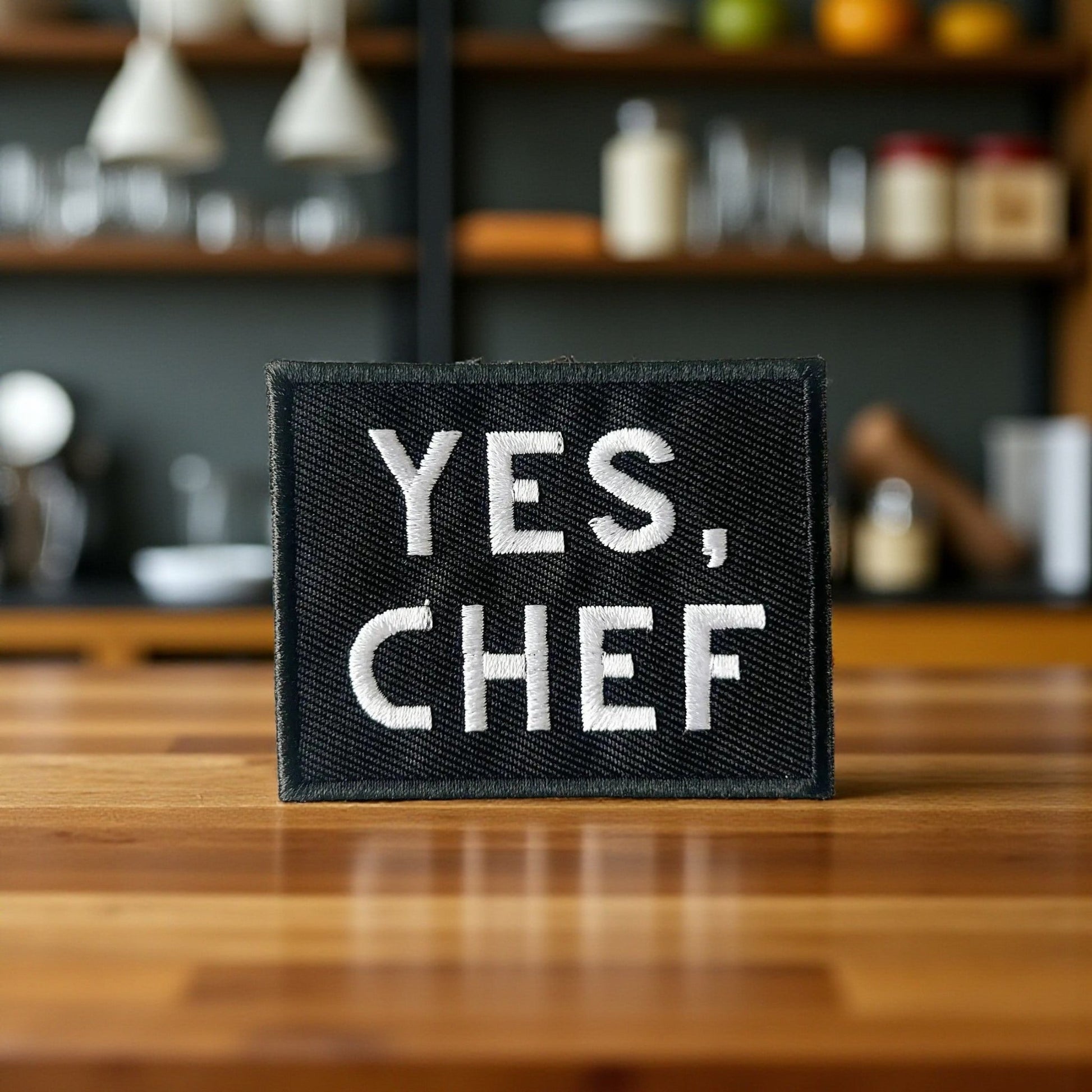 "Yes Chef" Black Iron - on Patch - Wander Together Outfitters