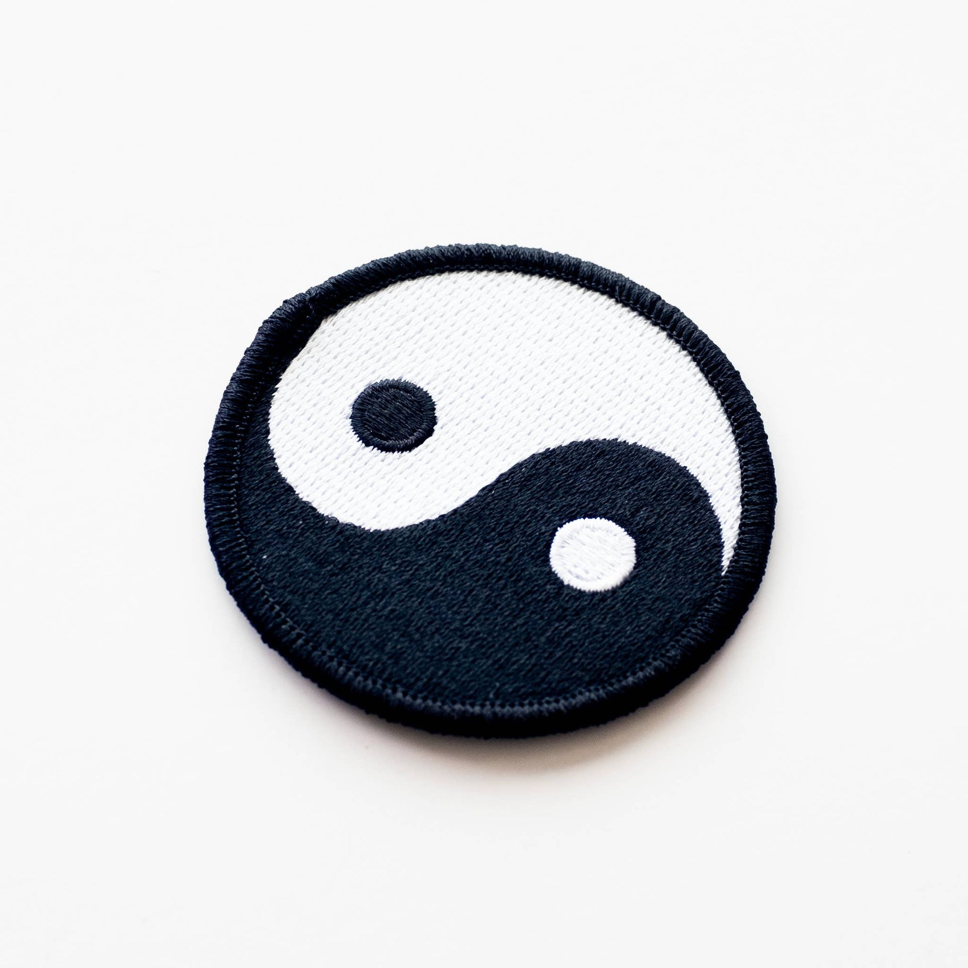 Yin Yang Symbol Embroidered Iron on Patch (2.5 inches) - Wander Together Outfitters