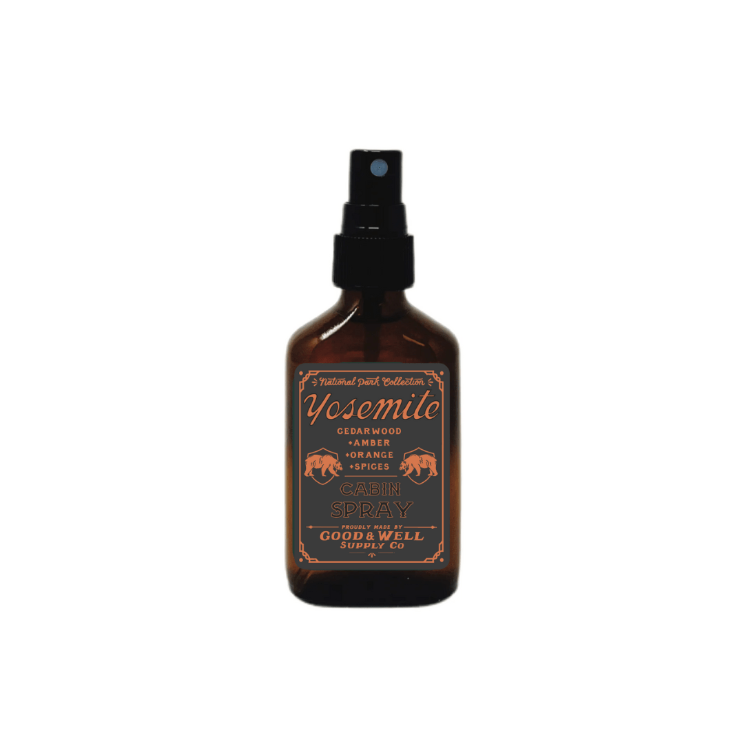 Yosemite Cabin Spray (Cedarwood, Amber, Orange, Spices) - Wander Together Outfitters