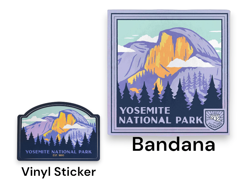 Yosemite National Park Bandana - Wander Together Outfitters