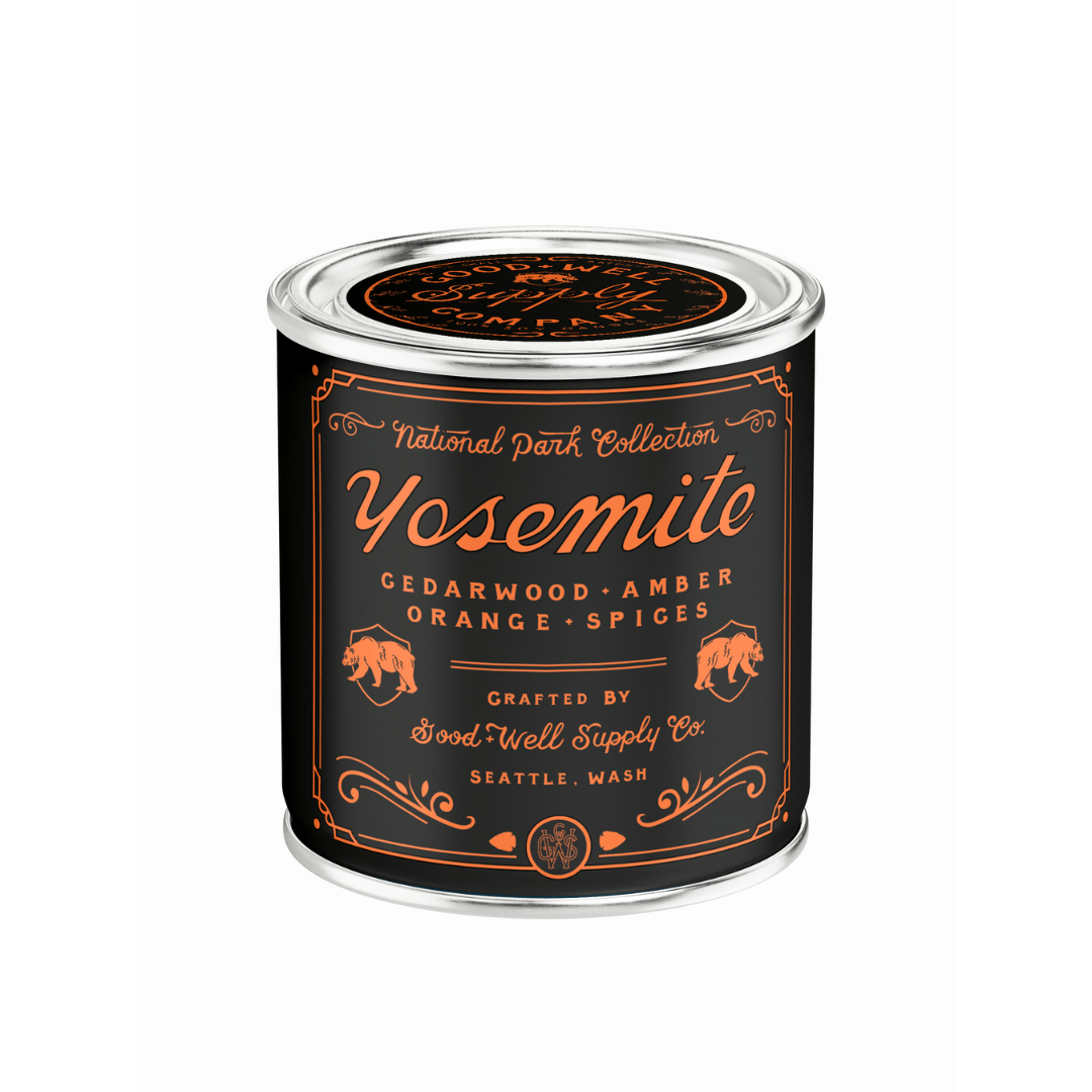 Yosemite National Park Candle (Cedar, Amber, Orange, Spice) - Wander Together Outfitters