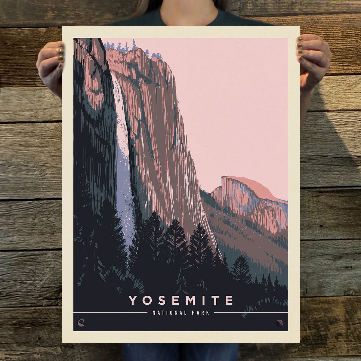 Yosemite National Park: Evening Falls Art Print - Wander Together Outfitters