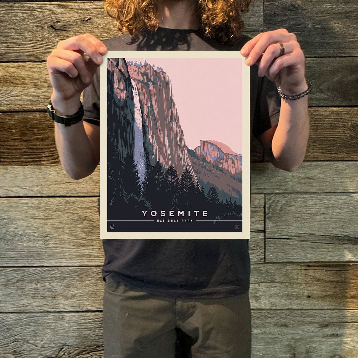 Yosemite National Park: Evening Falls Art Print - Wander Together Outfitters