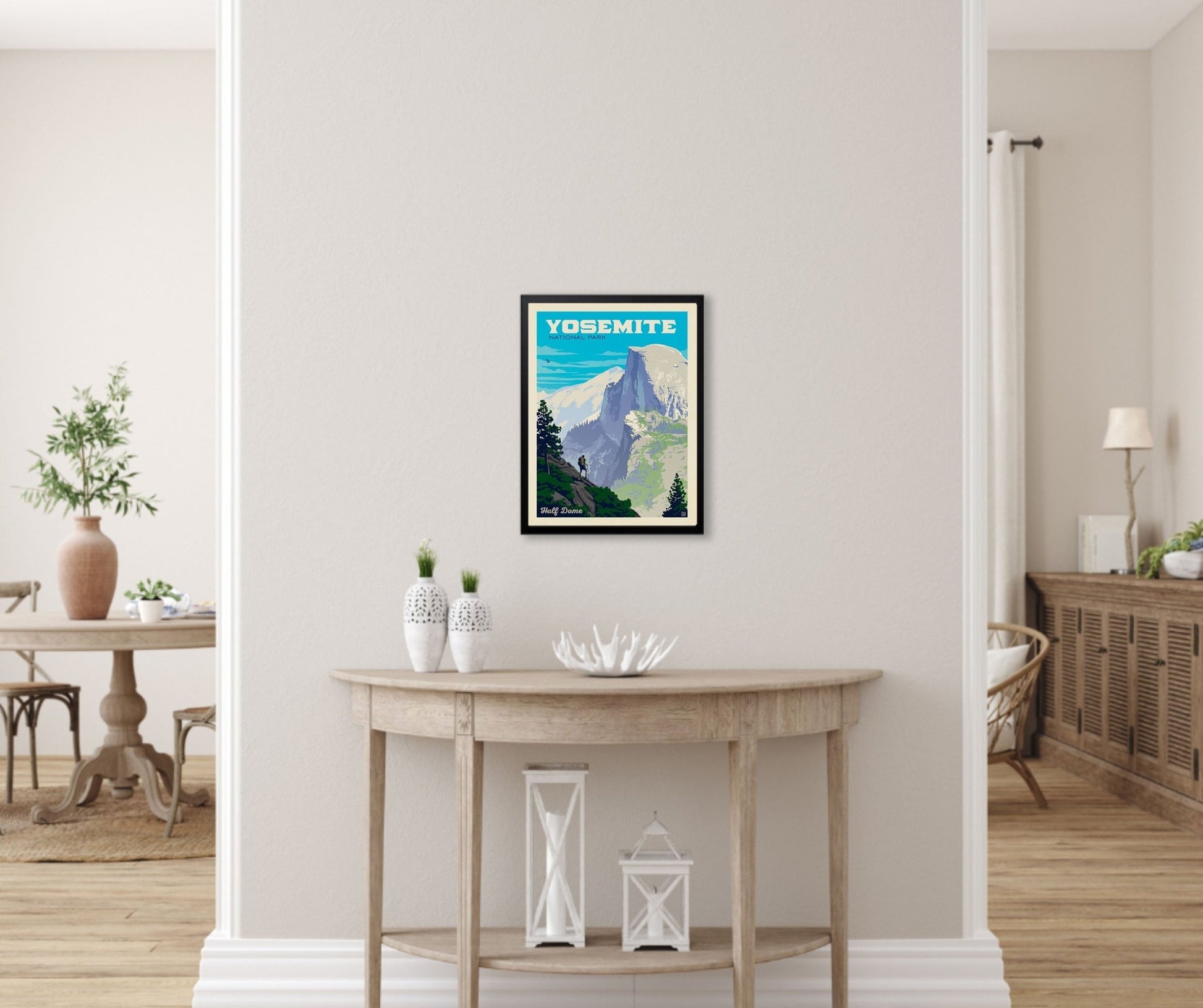 Yosemite National Park: Half Dome Vista Art Print - Wander Together Outfitters