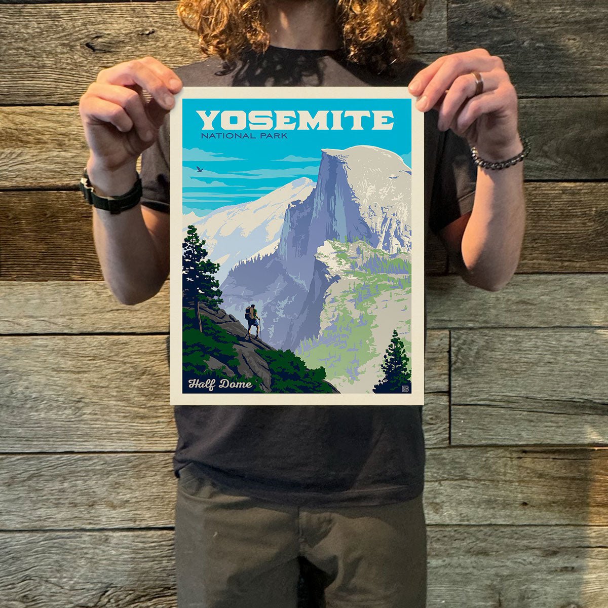 Yosemite National Park: Half Dome Vista Art Print - Wander Together Outfitters