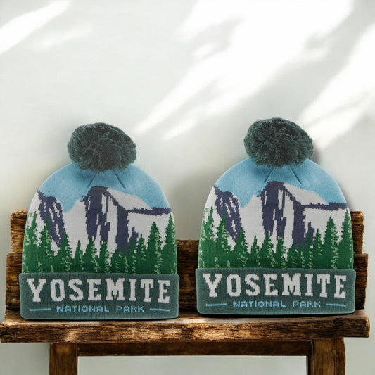 Yosemite National Park Removable PomPom Beanie - Wander Together Outfitters