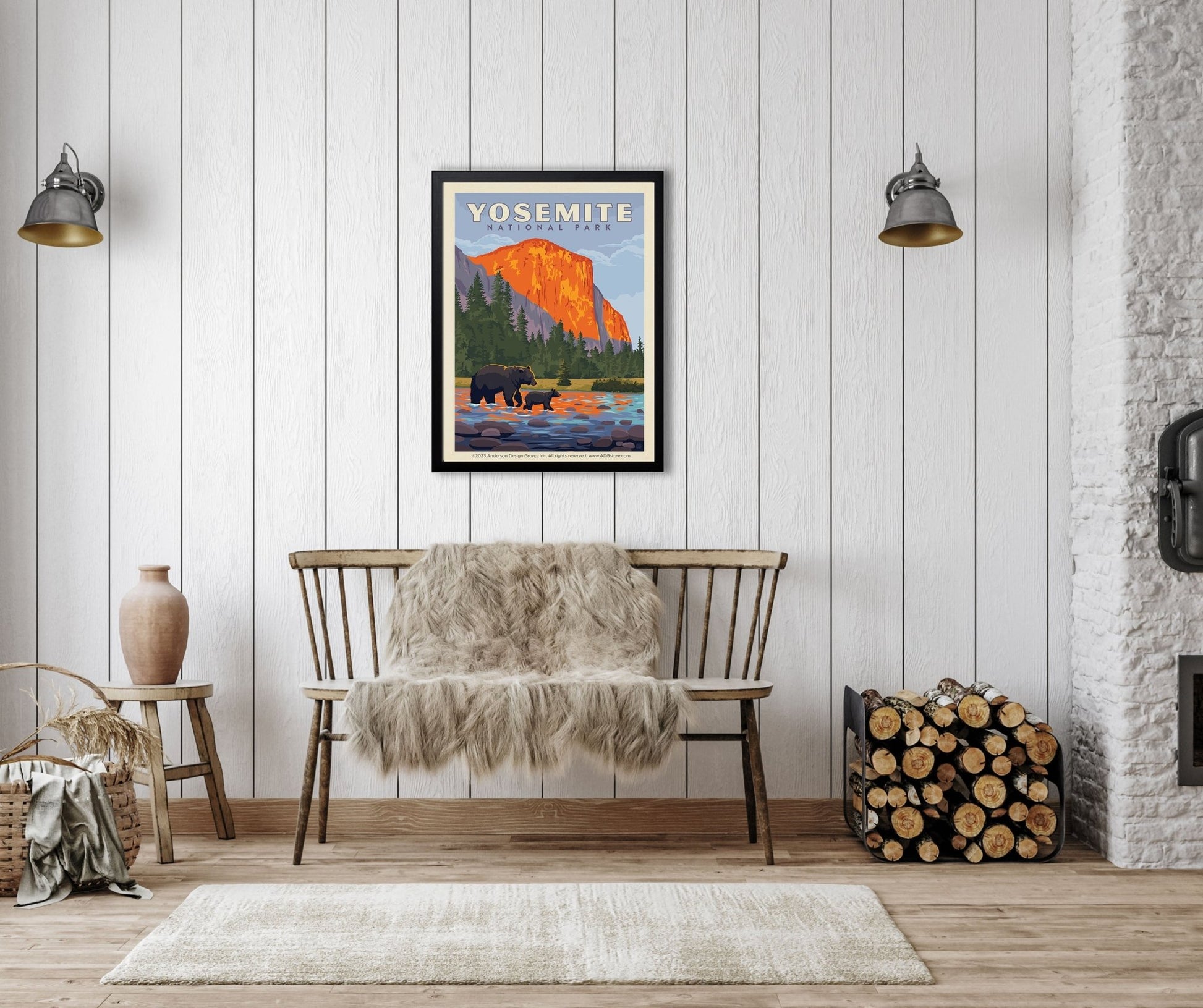 Yosemite National Park: Sunset on El Capitan (63 National Parks) Art Print - Wander Together Outfitters