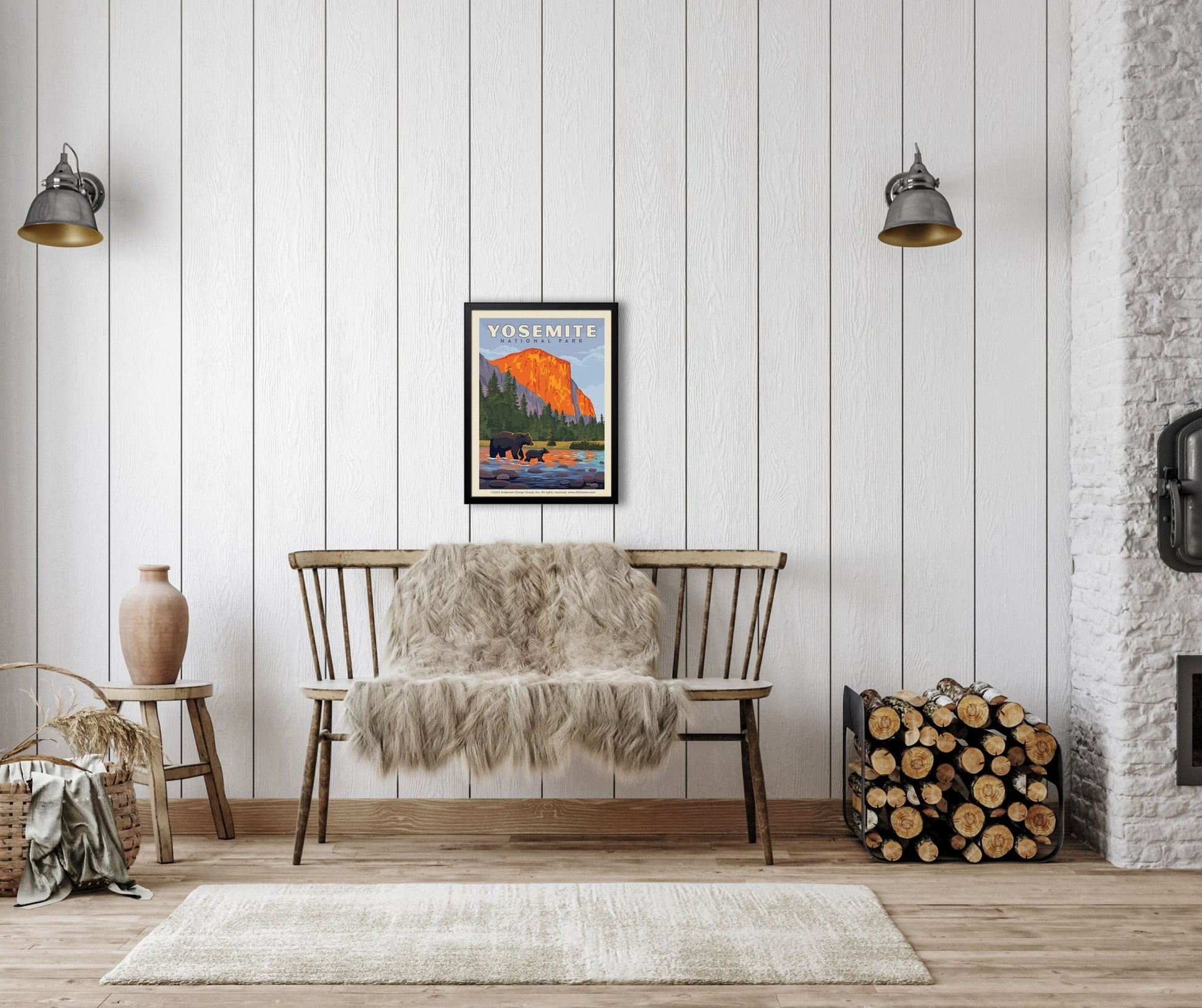 Yosemite National Park: Sunset on El Capitan (63 National Parks) Art Print - Wander Together Outfitters