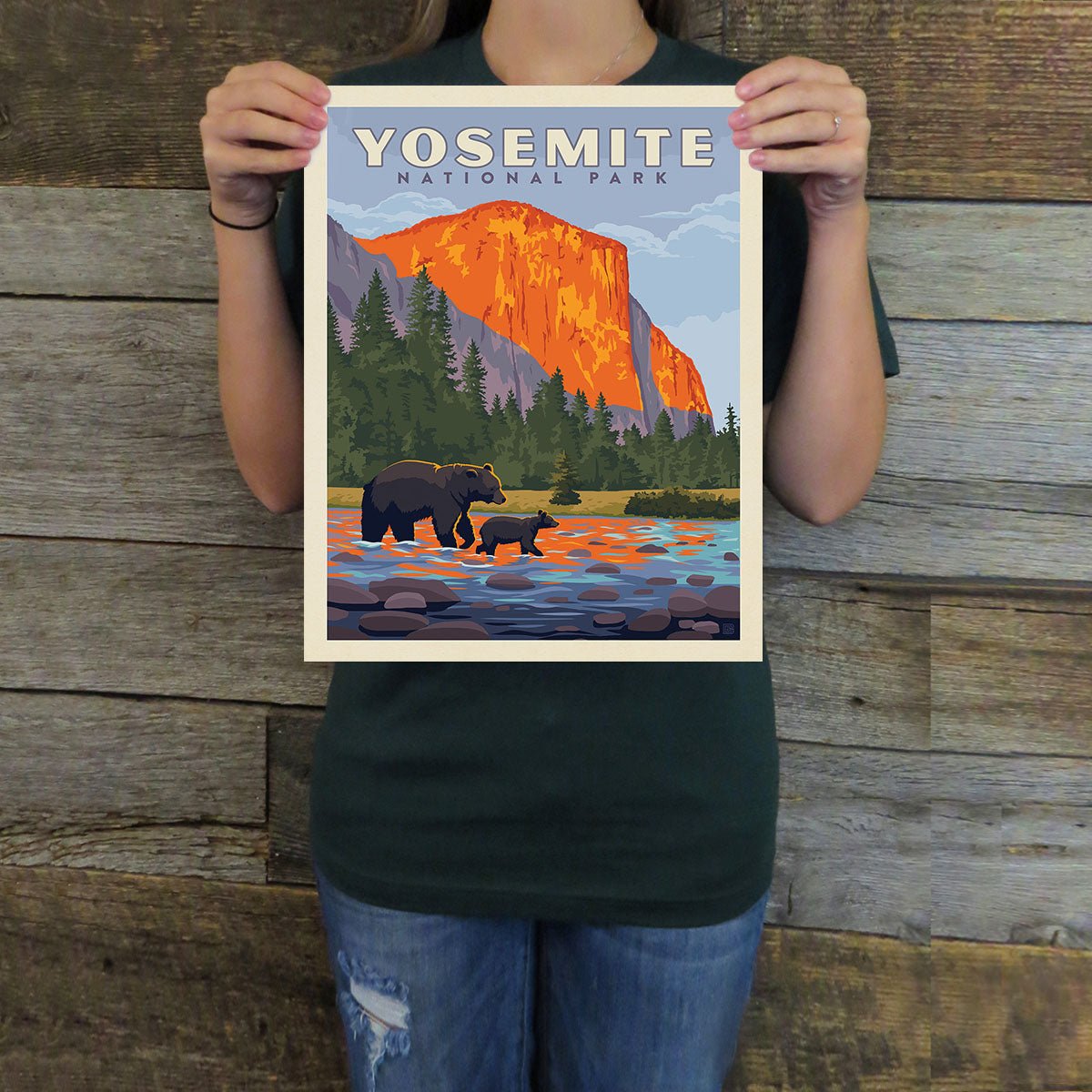 Yosemite National Park: Sunset on El Capitan (63 National Parks) Art Print - Wander Together Outfitters