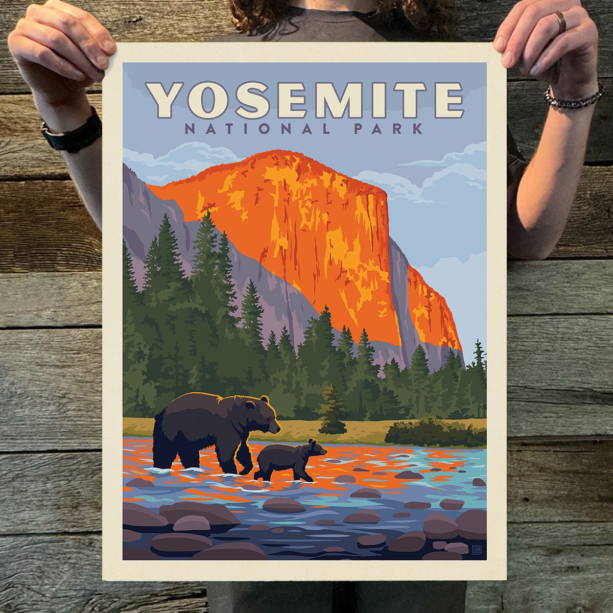 Yosemite National Park: Sunset on El Capitan (63 National Parks) Art Print - Wander Together Outfitters