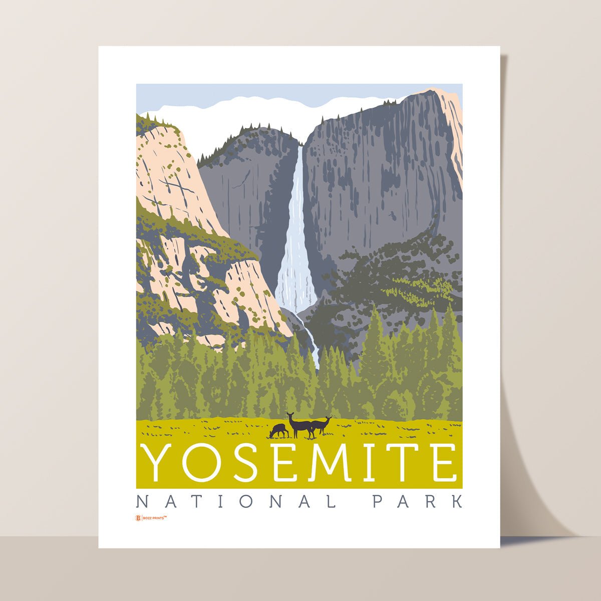 Yosemite National Park Yosemite Falls Print - Wander Together Outfitters