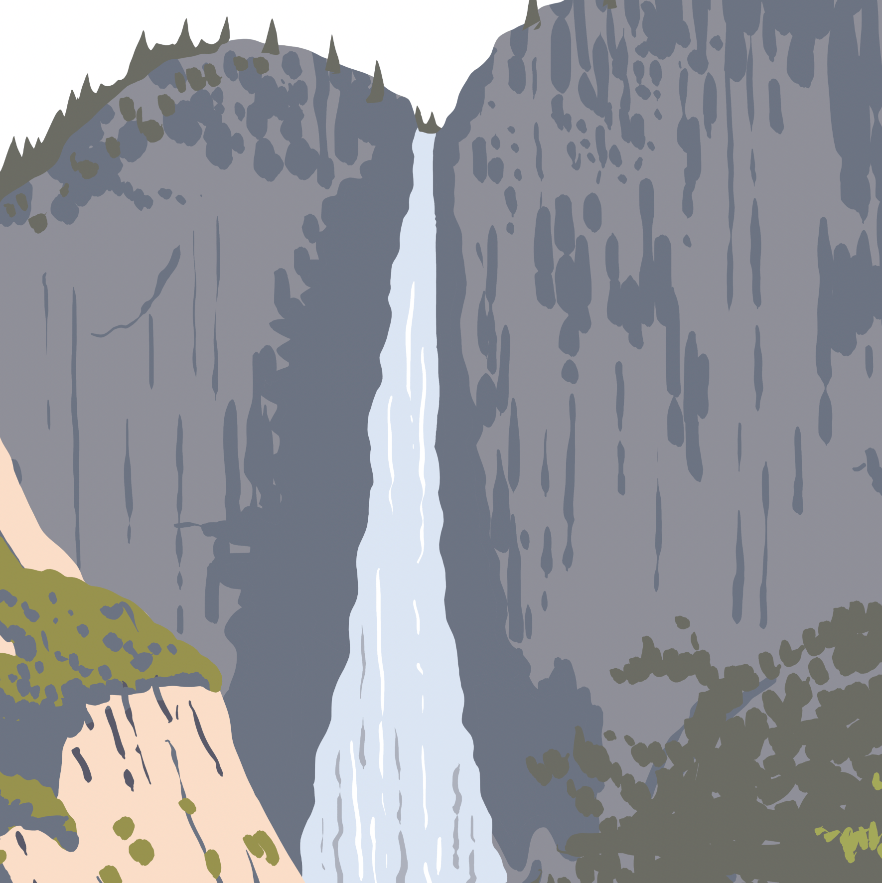 Yosemite National Park Yosemite Falls Print - Wander Together Outfitters