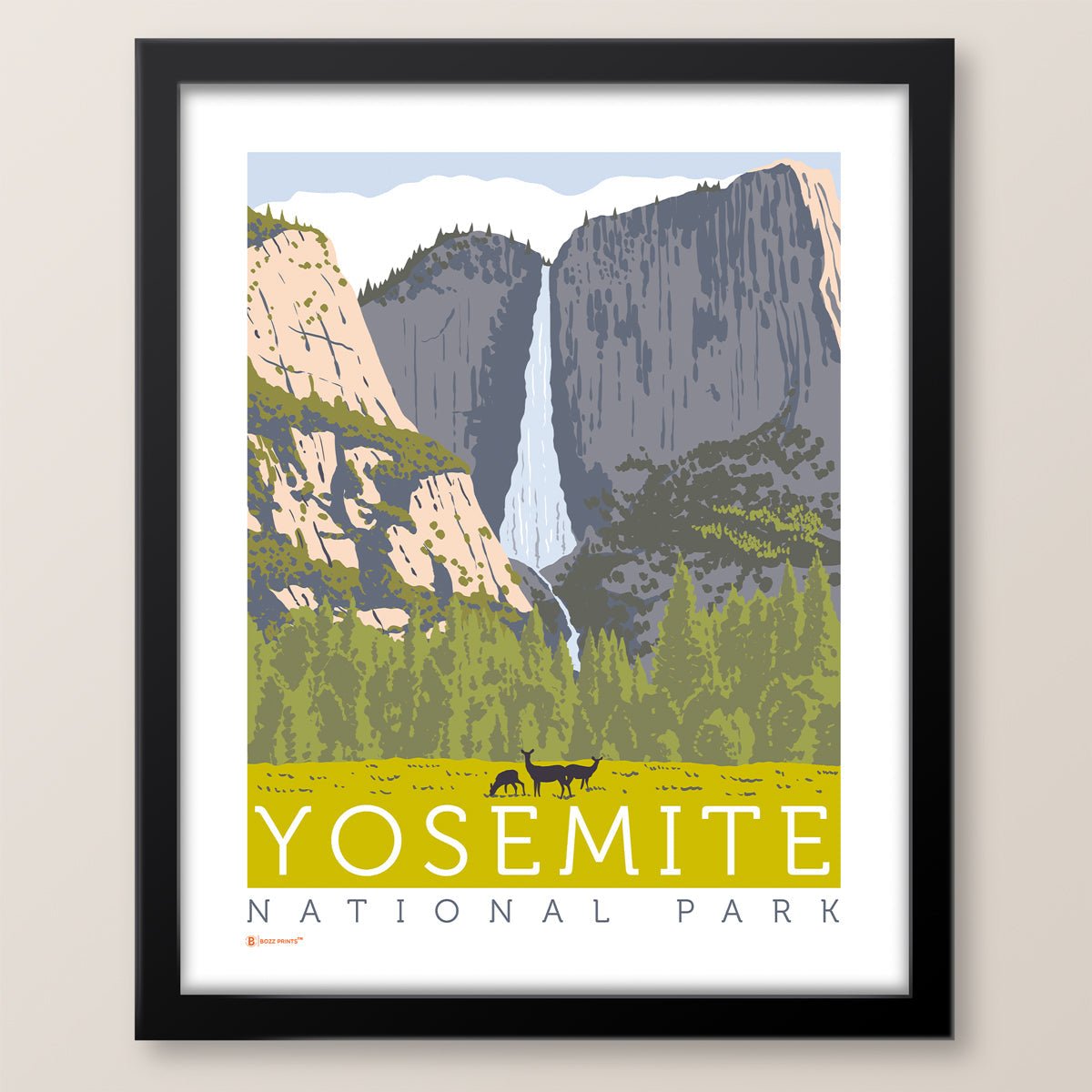 Yosemite National Park Yosemite Falls Print - Wander Together Outfitters