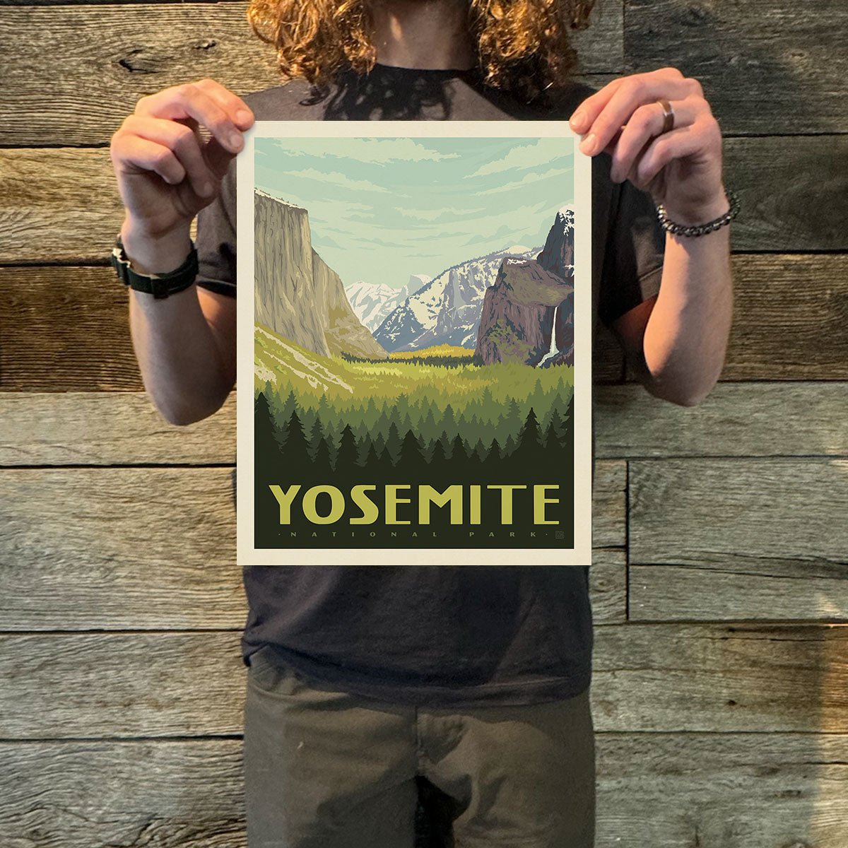 Yosemite National Park: Yosemite Valley Vertical Art Print - Wander Together Outfitters