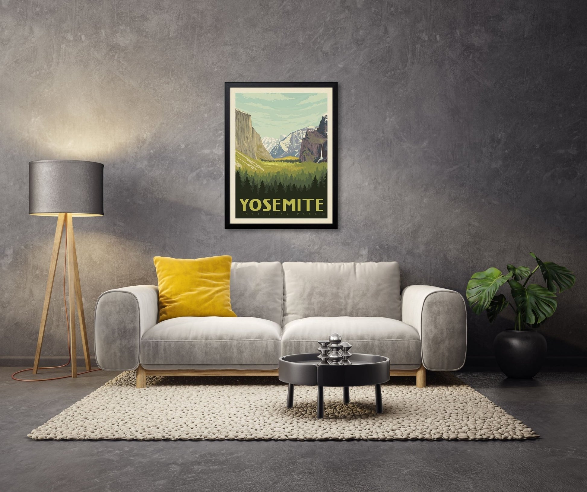 Yosemite National Park: Yosemite Valley Vertical Art Print - Wander Together Outfitters