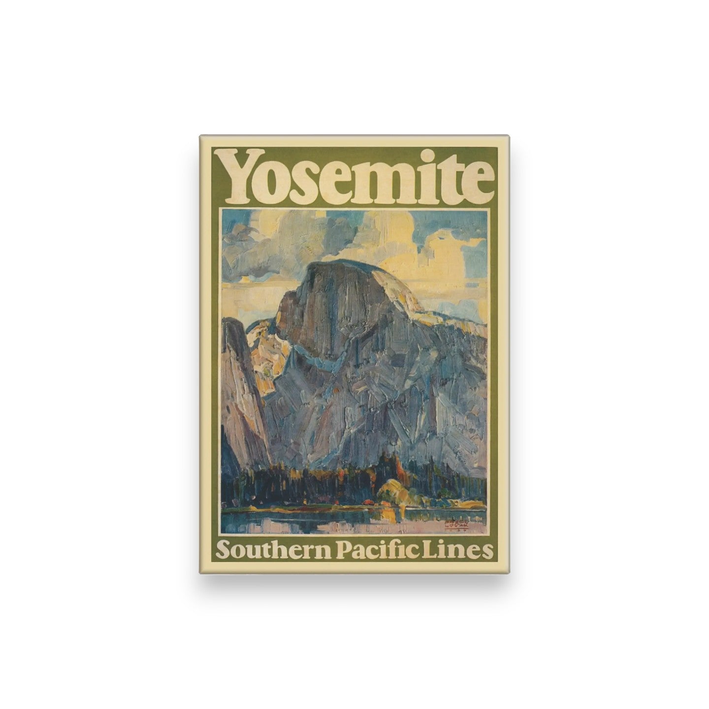 "Yosemite - Southern Pacific Lines" Poster Reproduction Magnet - Wander Together Outfitters