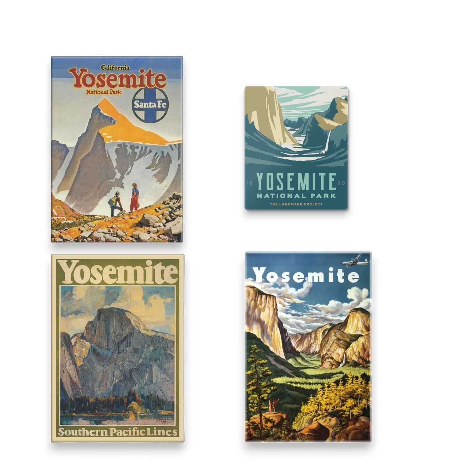"Yosemite - Southern Pacific Lines" Poster Reproduction Magnet - Wander Together Outfitters