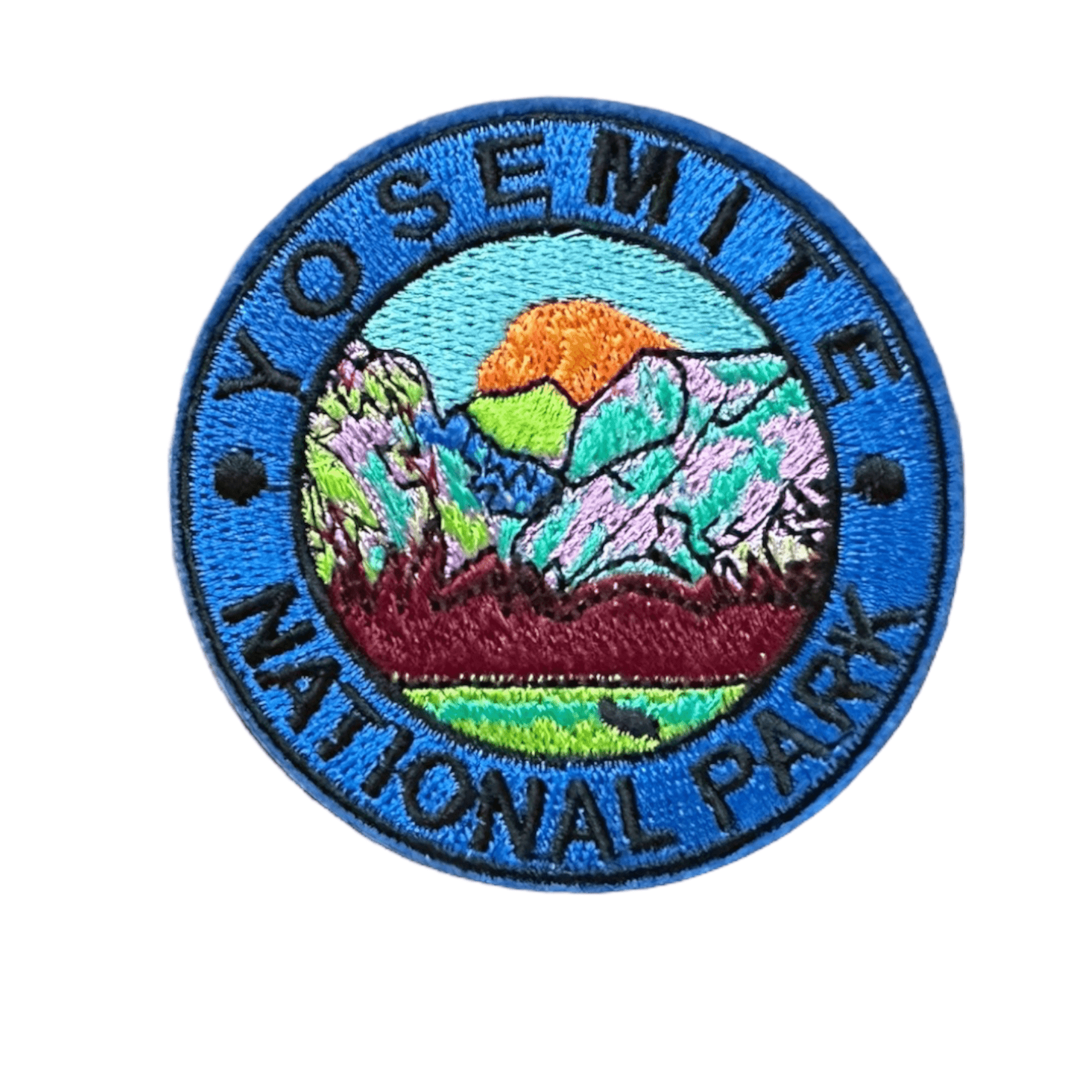 Yosemite Tunnel View Embroidered Iron On Patch (Various) - Wander Together Outfitters