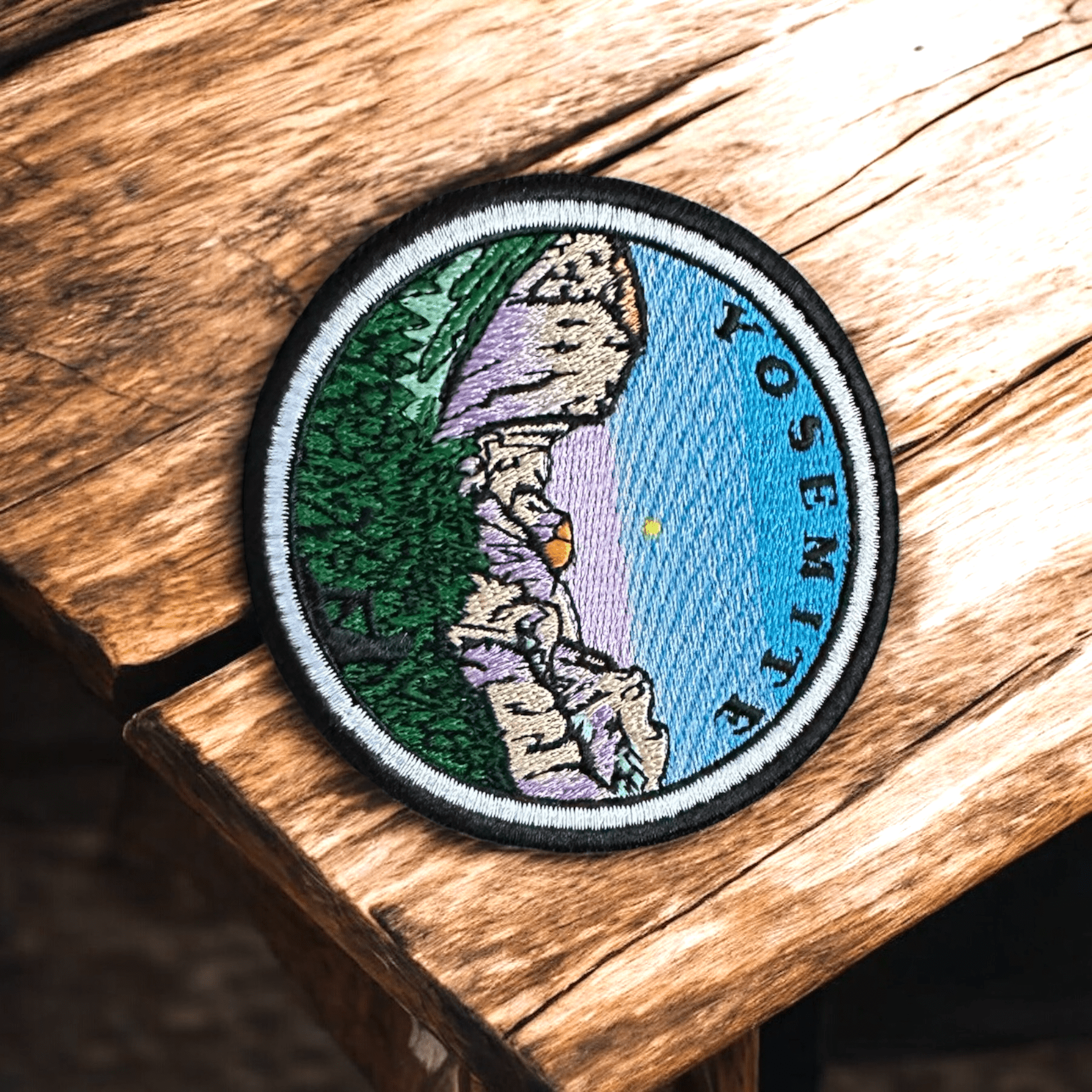 Yosemite Tunnel View Embroidered Iron On Patch (Various) - Wander Together Outfitters