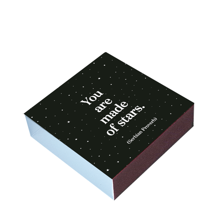 "You Are Made Of Stars" Matchboxes - Wander Together Outfitters