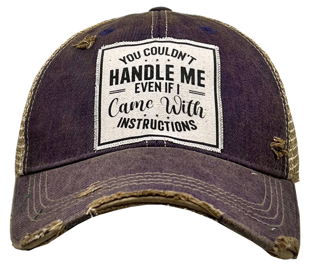 "You Couldn't Handle Me..." Women's Vintage Distressed Cap - Wander Together Outfitters