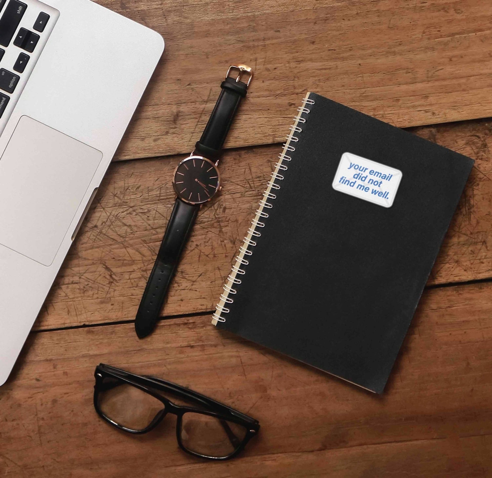 "Your Email Did Not Find Me Well" Vinyl Sticker - Mini - Wander Together Outfitters