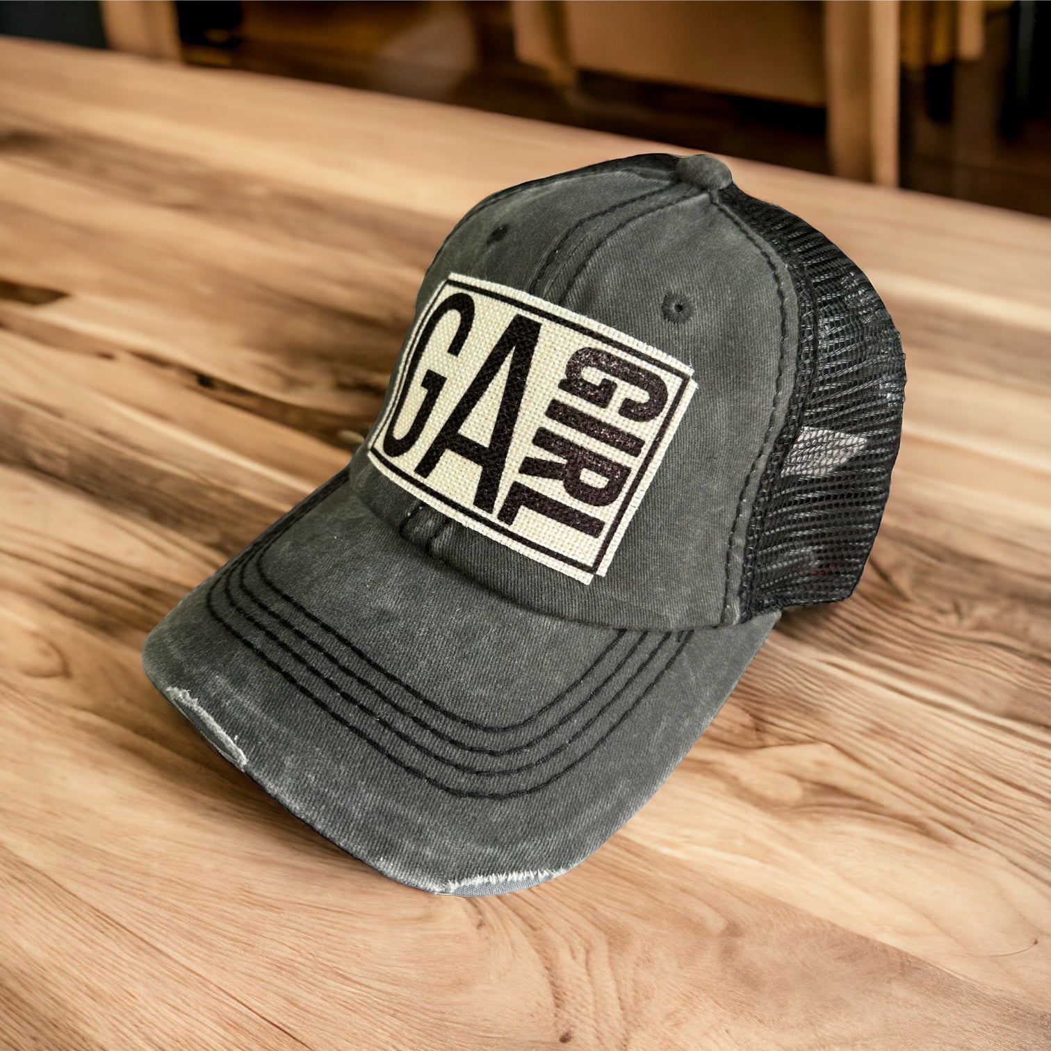 ("Your State") Girl Distressed Cap - Wander Together Outfitters