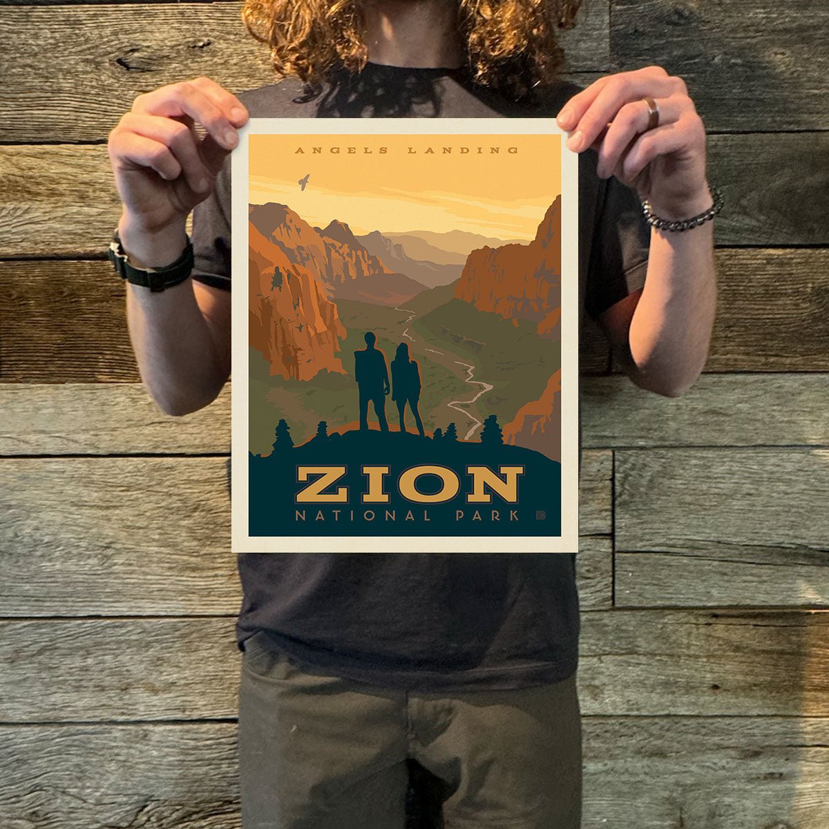 Zion National Park: Angels Landing Art Print - Wander Together Outfitters