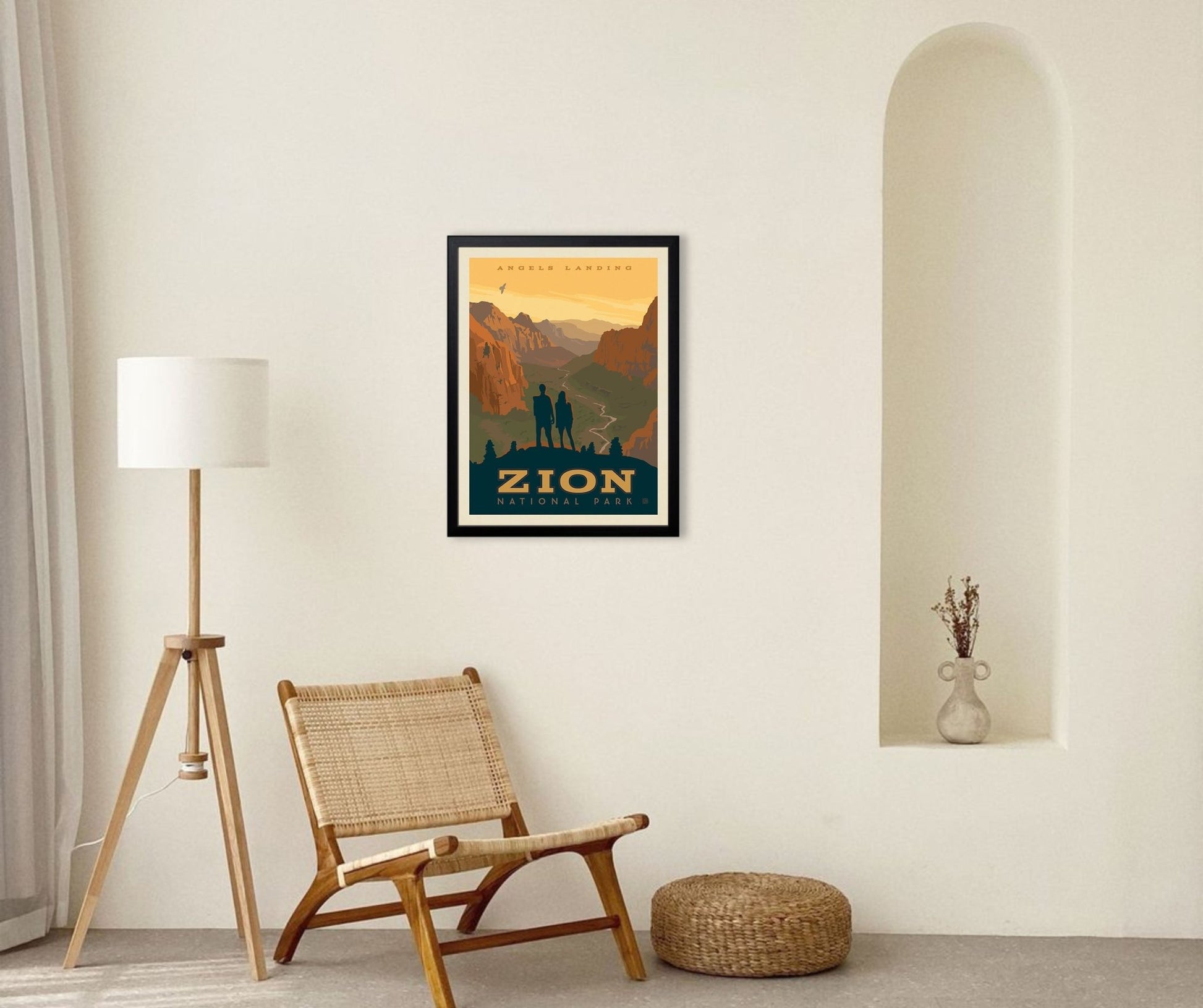 Zion National Park: Angels Landing Art Print - Wander Together Outfitters