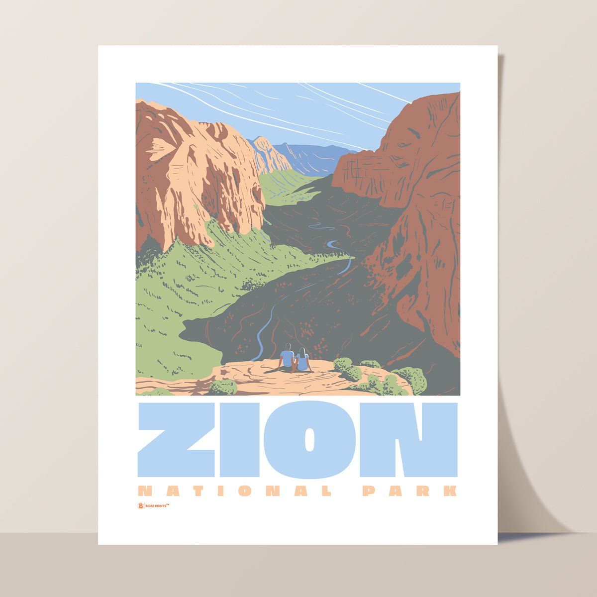 Zion National Park Angels Landing View Print - Wander Together Outfitters