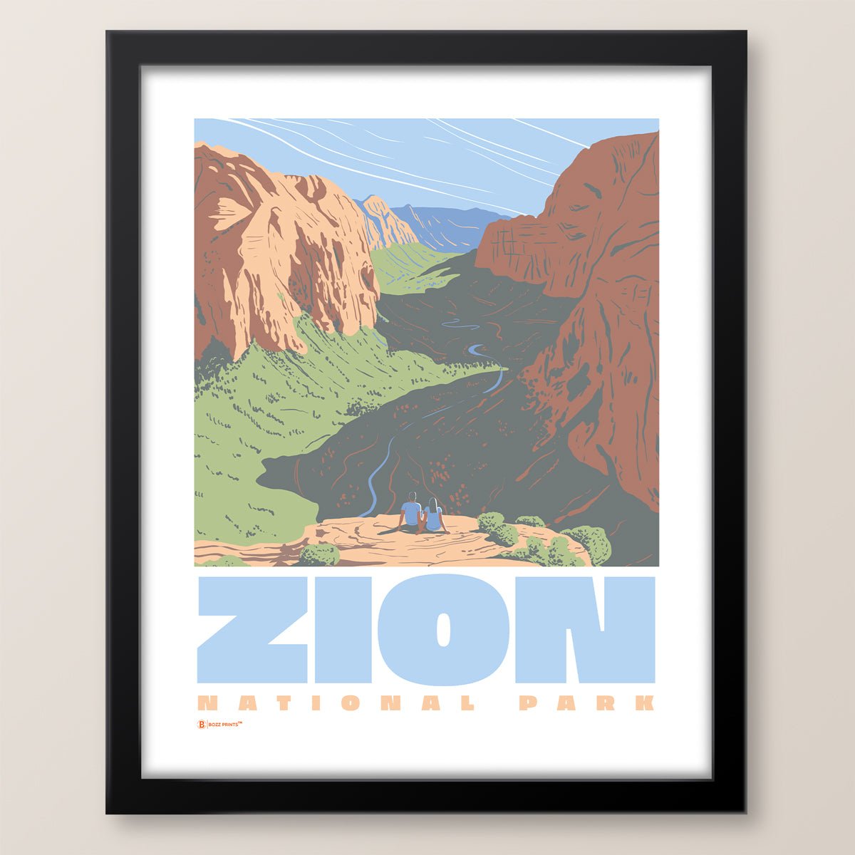 Zion National Park Angels Landing View Print - Wander Together Outfitters