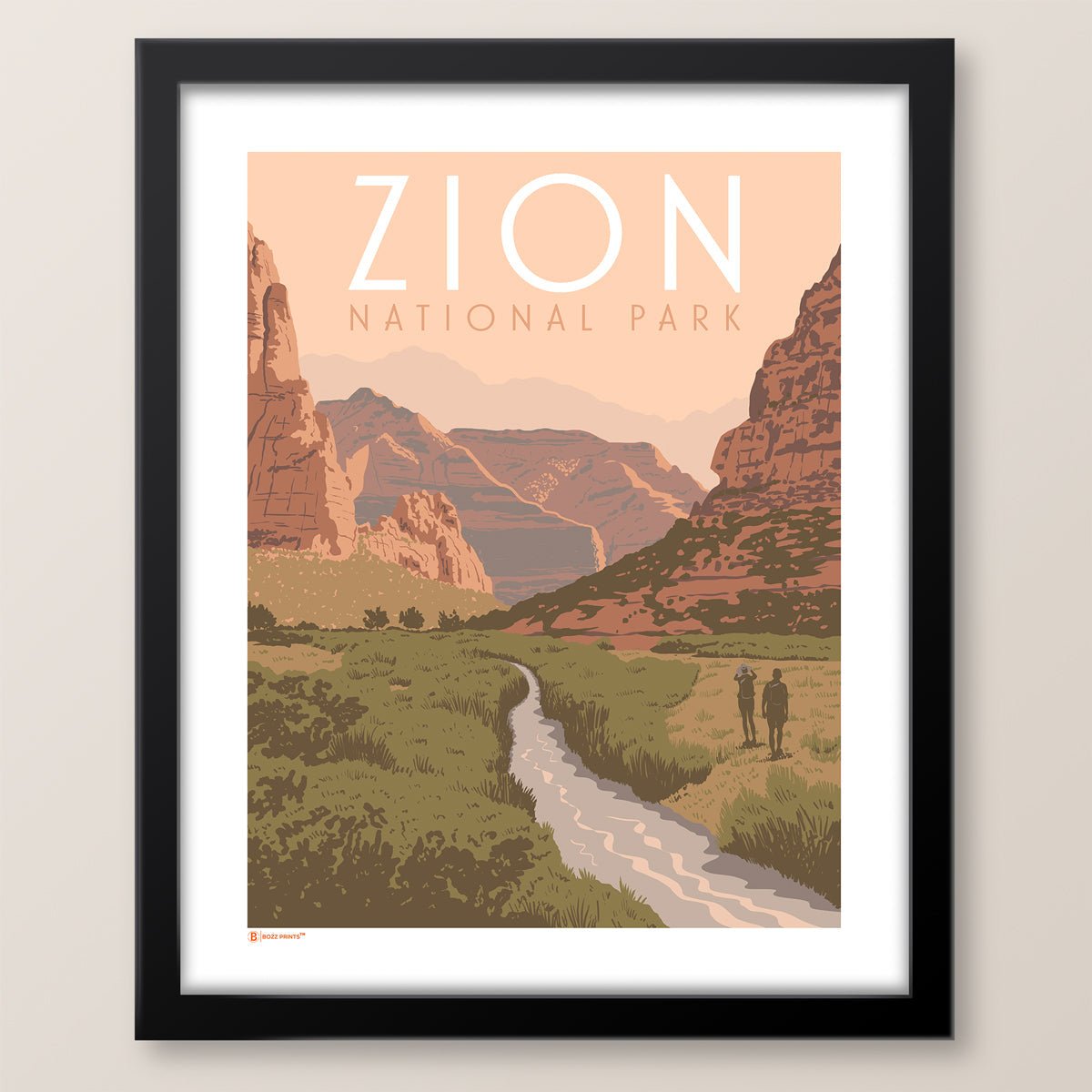 Zion National Park Beautiful Valley Print - Wander Together Outfitters