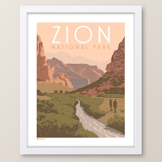 Zion National Park Beautiful Valley Print - Wander Together Outfitters