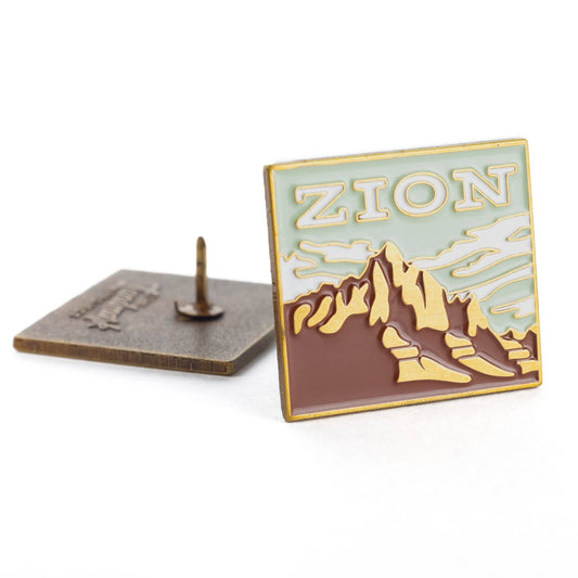 Zion National Park Enamel Pin - Wander Together Outfitters